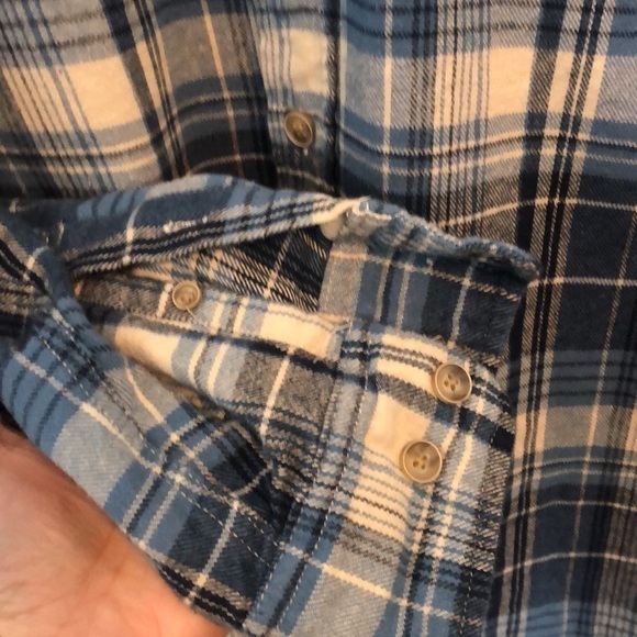 Weatherproof Original Vintage Plaid Long Sleeve Button Down Shirt Size Large - Picture 5 of 10